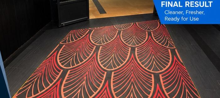 Commercial Carpet Cleaning - Final Result